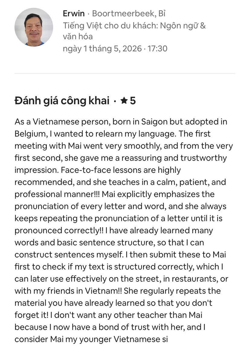 learn Vietnamese in Hanoi private lesson with local teacher